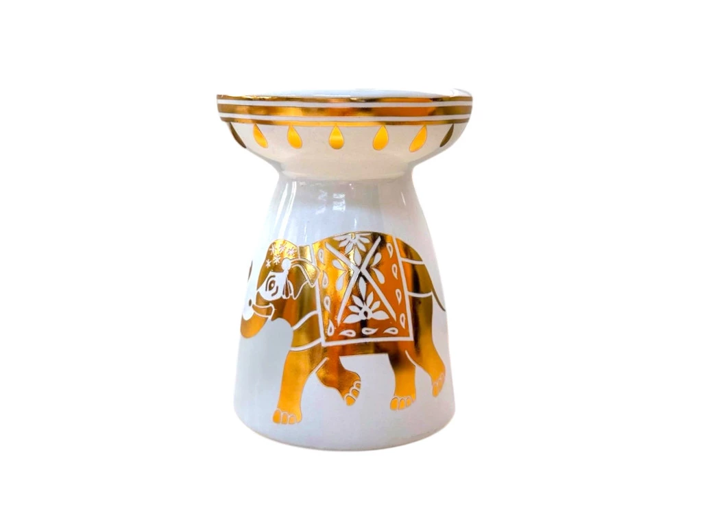 金色大象香炉12cm | Iluminarte